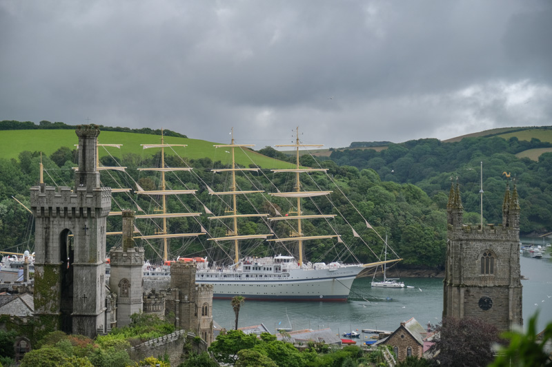Golden Horizon visits Fowey